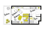 Erdgeschoßwohnung Nürnberg Gleißhammer - 1 Zimmer, 24 m&sup2;, 473&euro; | Angebot:26335486