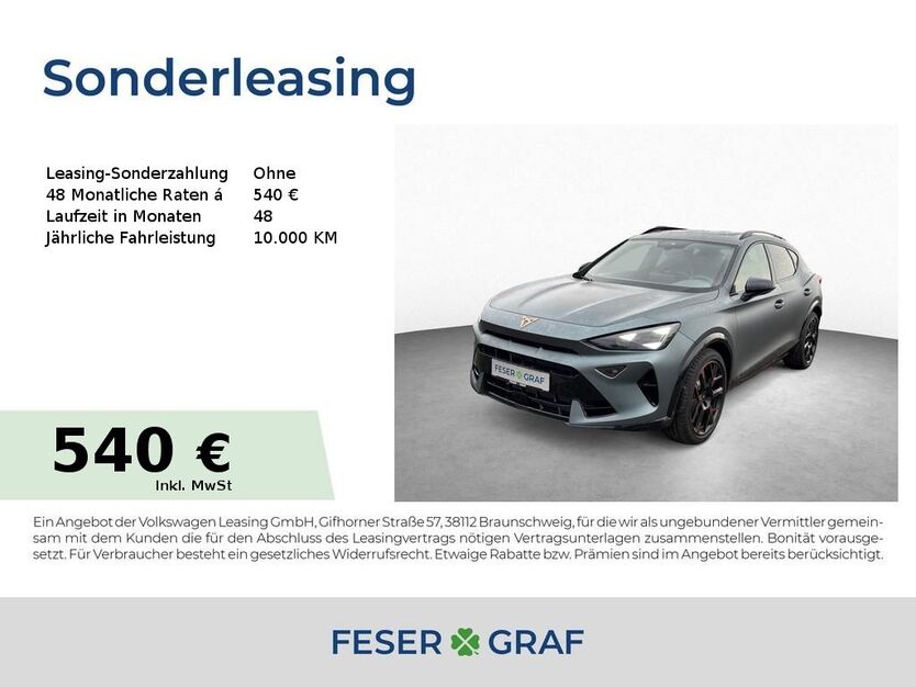 Cupra Formentor 1.211 km 57.180 € Schwabach 91126