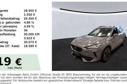 Cupra Formentor 18.400 km 28.950 &euro; Lauf an der Pegnitz 91207