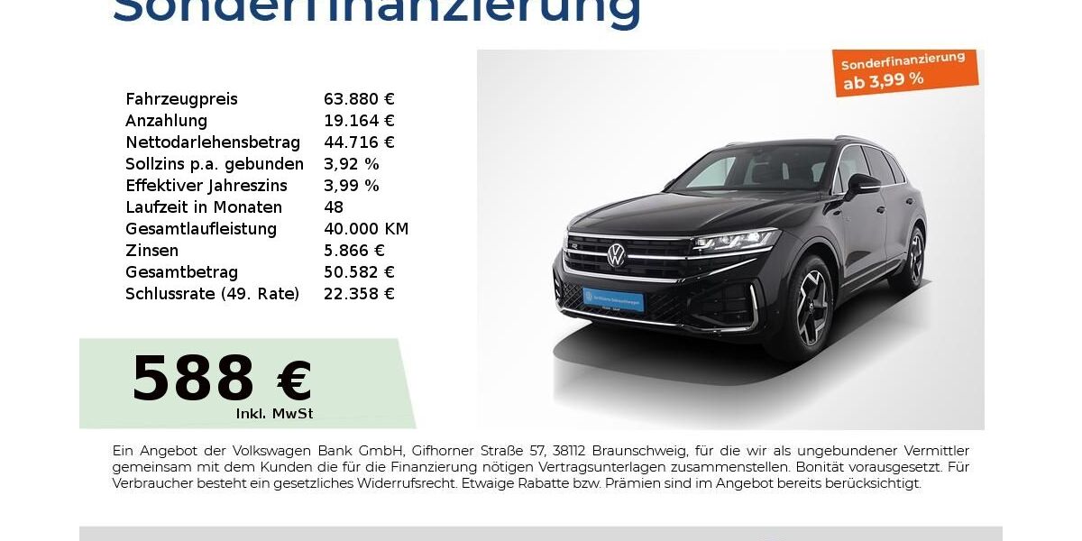 VW Touareg 22.500 km 59.970 &euro; Nürnberg 90441