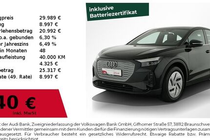 Audi Q4 e-tron 15.700 km 29.480 € Nürnberg 90411
