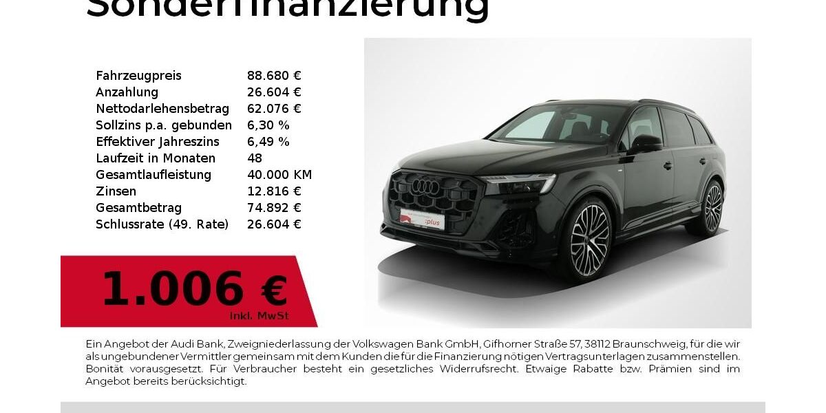 Audi Q7 19.900 km 88.680 &euro; Nürnberg 90411