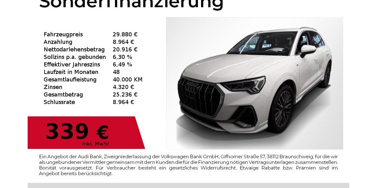 Audi Q3 89.999 km 29.880 &euro; Nürnberg 90411