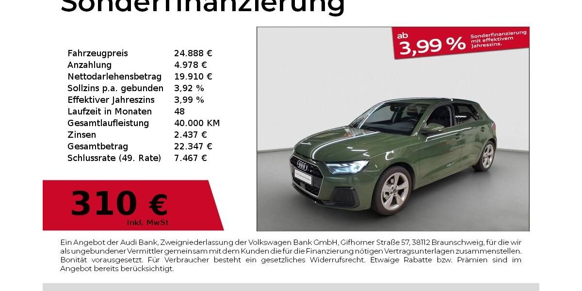 Audi A1 4.747 km 24.888 € Nürnberg 90441