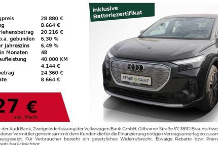 Audi Q4 e-tron 75.300 km 28.480 &euro; Nürnberg 90411
