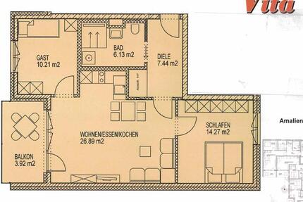 Wunderschöne Seniorenwohung im Herzen von Fürth 3 zimmer