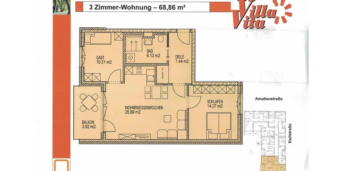 Wunderschöne Seniorenwohung im Herzen von Fürth 3 zimmer