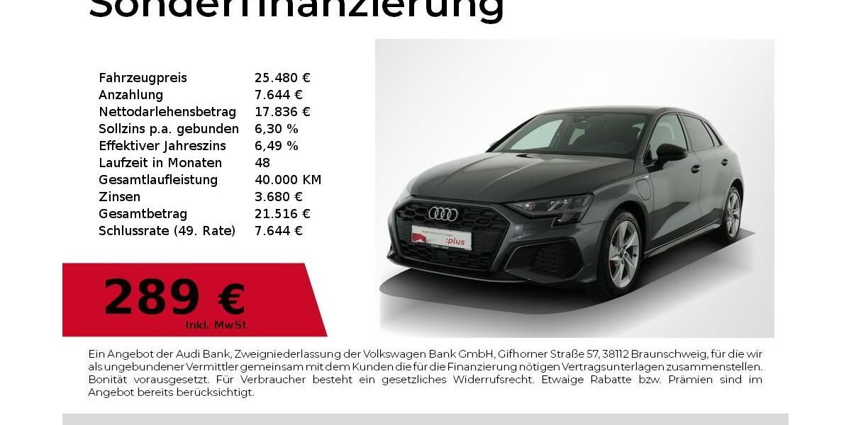 Audi A3 46.200 km 25.480 &euro; Nürnberg 90411