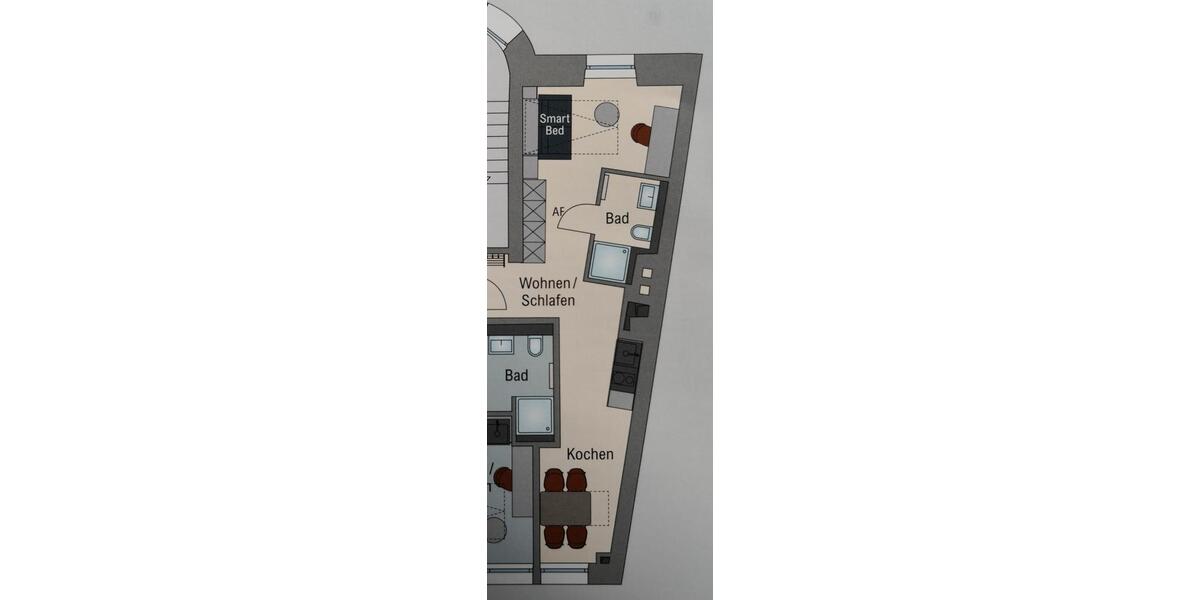 Möblierte 1,5 Zimmerwohnung 1.5 zimmer