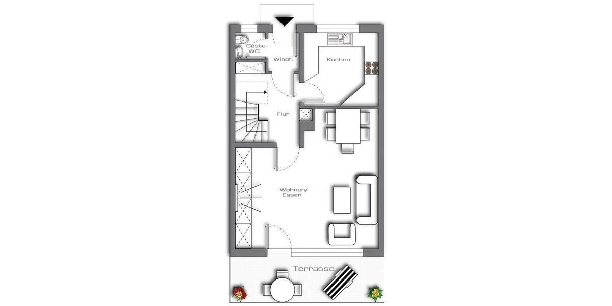 Reihenmittelhaus Erlangen Alterlangen - 5 Zimmer, 134 m&sup2;, 629.000&euro; | Angebot:26863287
