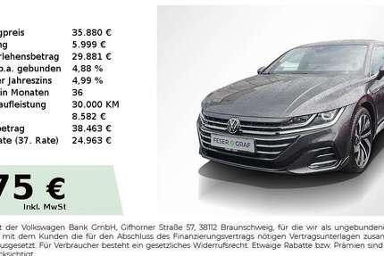 VW Arteon 13.279 km 32.980 € Fürth 90763