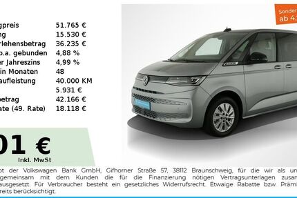VW T7 Multivan 1.250 km 51.527 &euro; Nürnberg 90441