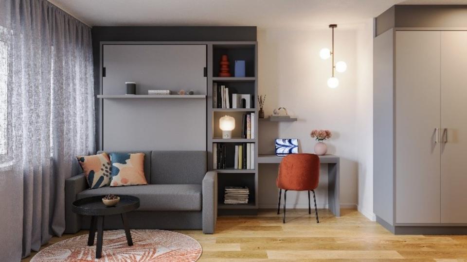 Etagenwohnung Nürnberg Eberhardshof - 1 Zimmer, 20 m&sup2;, 599&euro; | Angebot:25415172