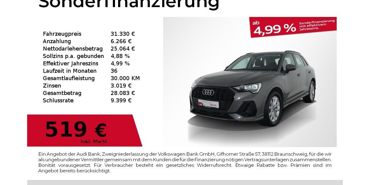 Audi Q3 42.117 km 31.330 &euro; Nürnberg 90441