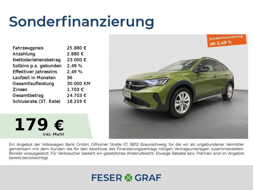 VW Taigo 7.824 km 25.880 € Fürth 90763