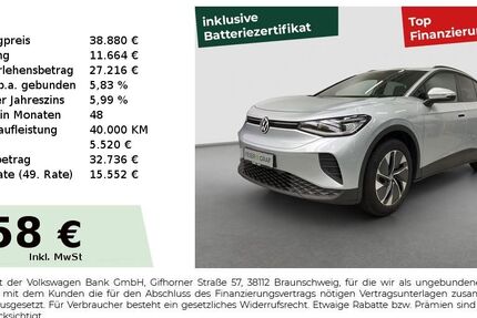 VW ID.4 14.437 km 38.630 € Fürth 90763