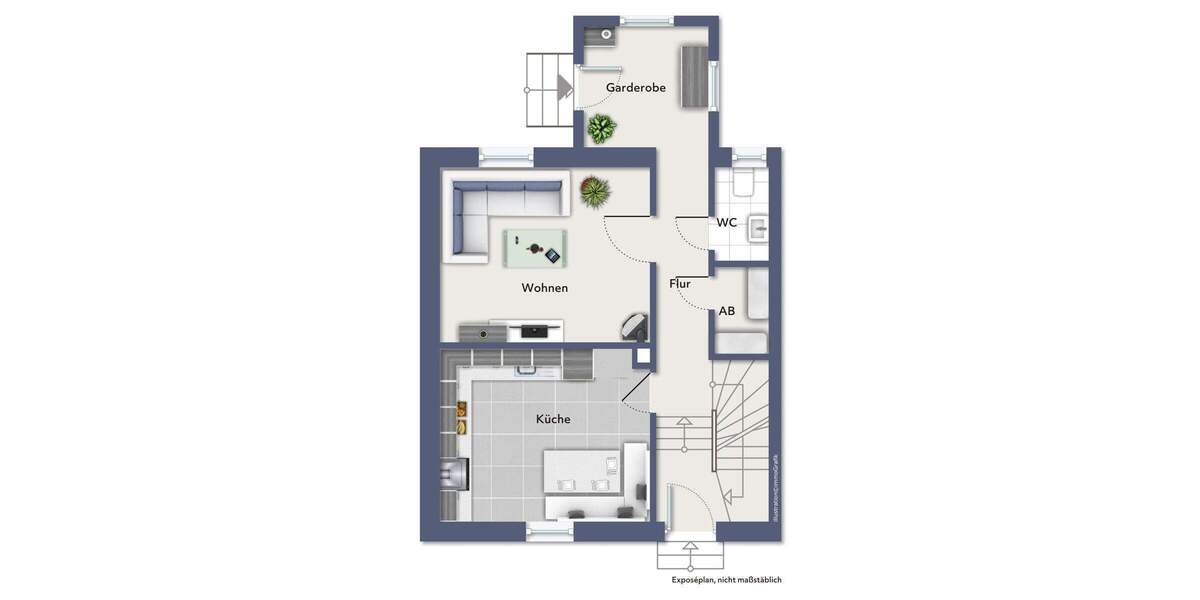 Wohnen zwischen Main-Donau Kanal und Rednitz Grund: Reihenmittelhaus mit Garten 4 zimmer