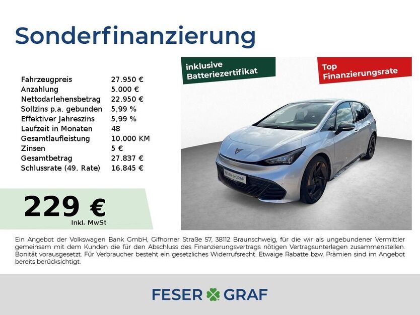 Cupra Born 13.700 km 27.950 € Roth 91154