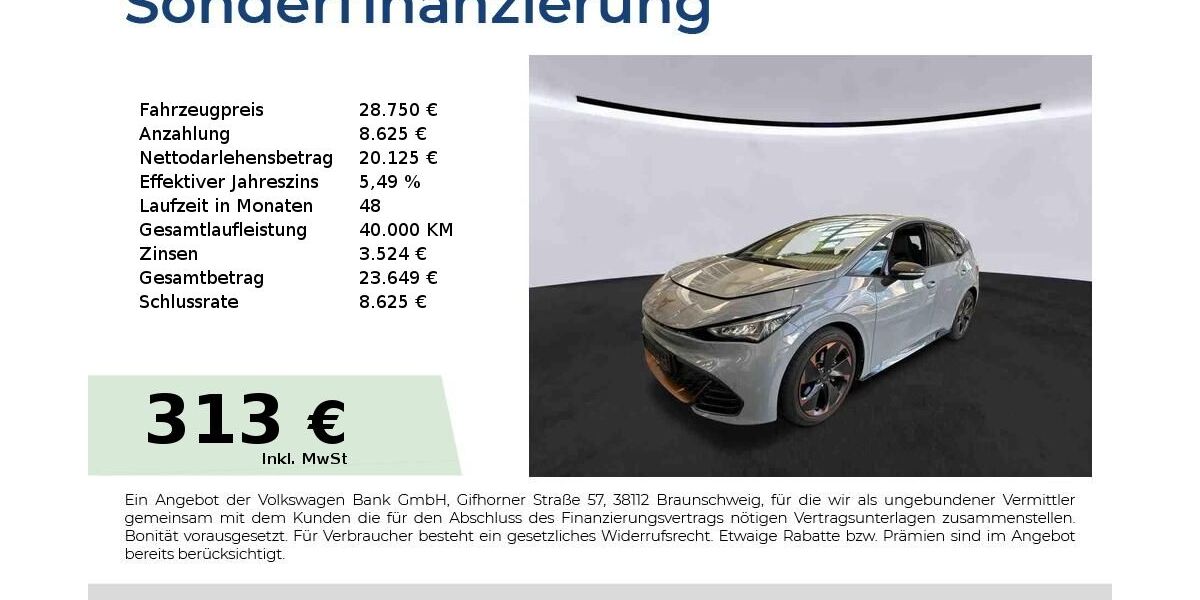 Cupra Born 17.850 km 28.380 &euro; Nürnberg 90441
