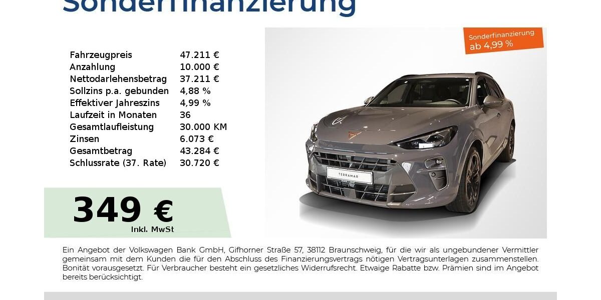 Cupra Terramar 14.650 km 39.980 &euro; Lauf an der Pegnitz 91207