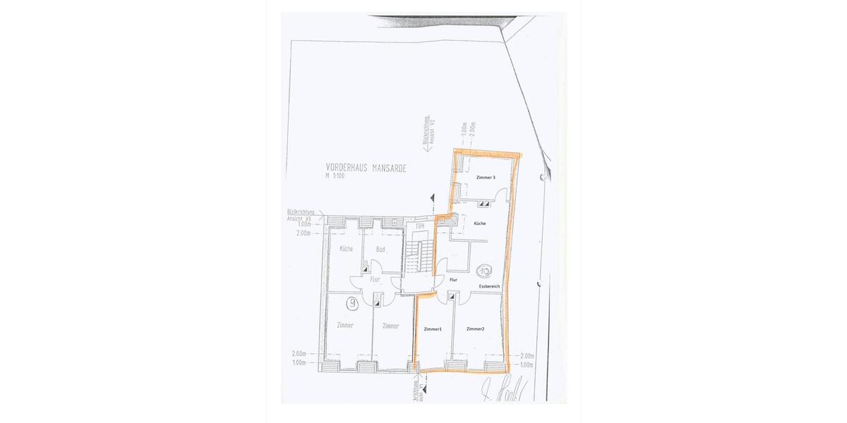 Etagenwohnung Nürnberg Sankt Leonhard - 3 Zimmer, 78 m&sup2;, 240.000&euro; | Angebot:26193046
