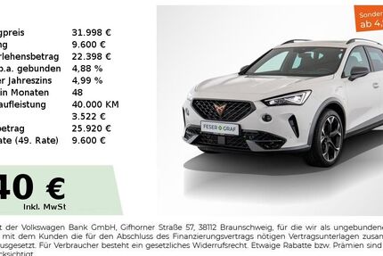 Cupra Formentor 12.850 km 31.535 &euro; Nürnberg 90441