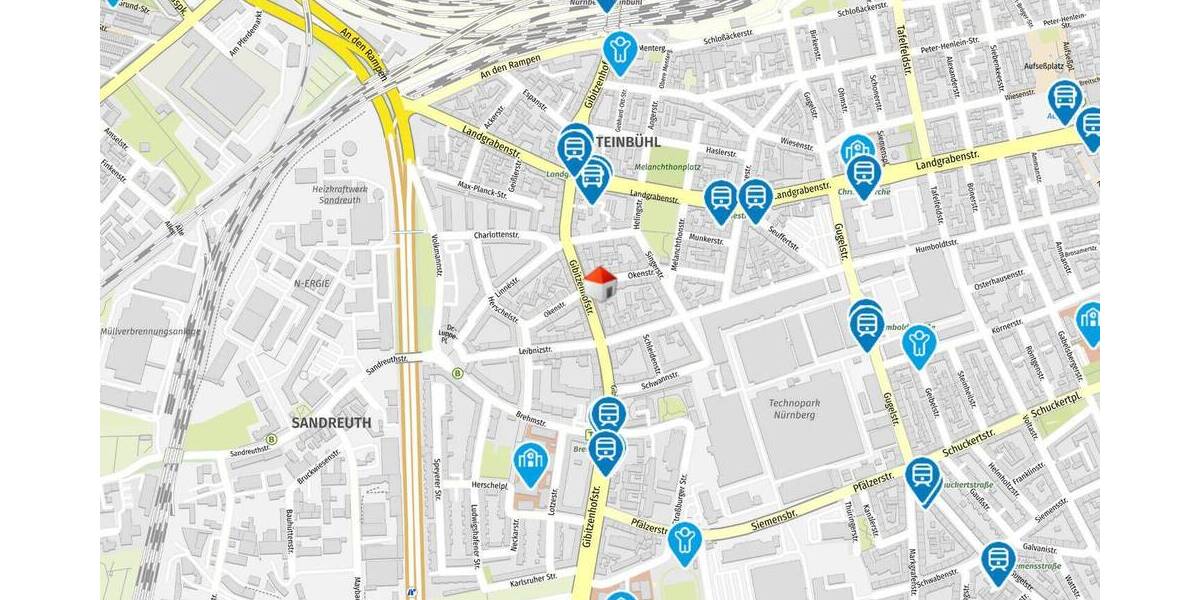 Etagenwohnung Nürnberg Steinbühl - 3 Zimmer, 90 m&sup2;, 295.000&euro; | Angebot:26388273