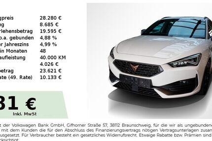Cupra Leon 67.950 km 28.280 &euro; Nürnberg 90431
