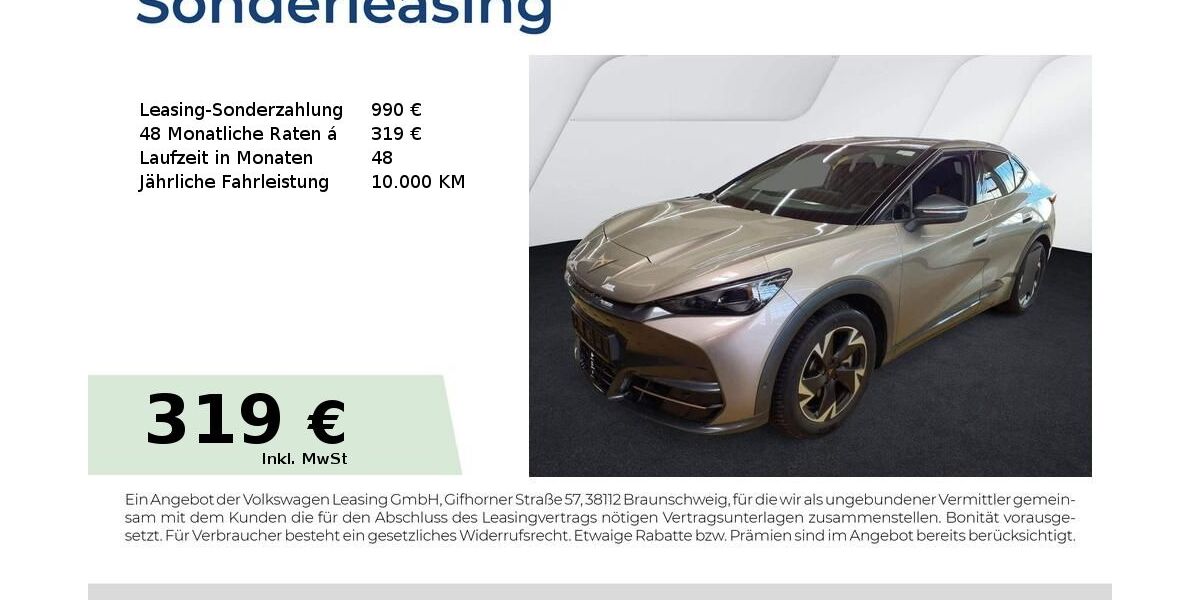 Cupra Tavascan 6.750 km 39.950 &euro; Schwabach 91126