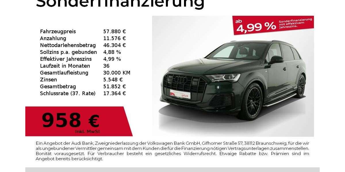 Audi Q7 18.300 km 57.880 &euro; Nürnberg 90441