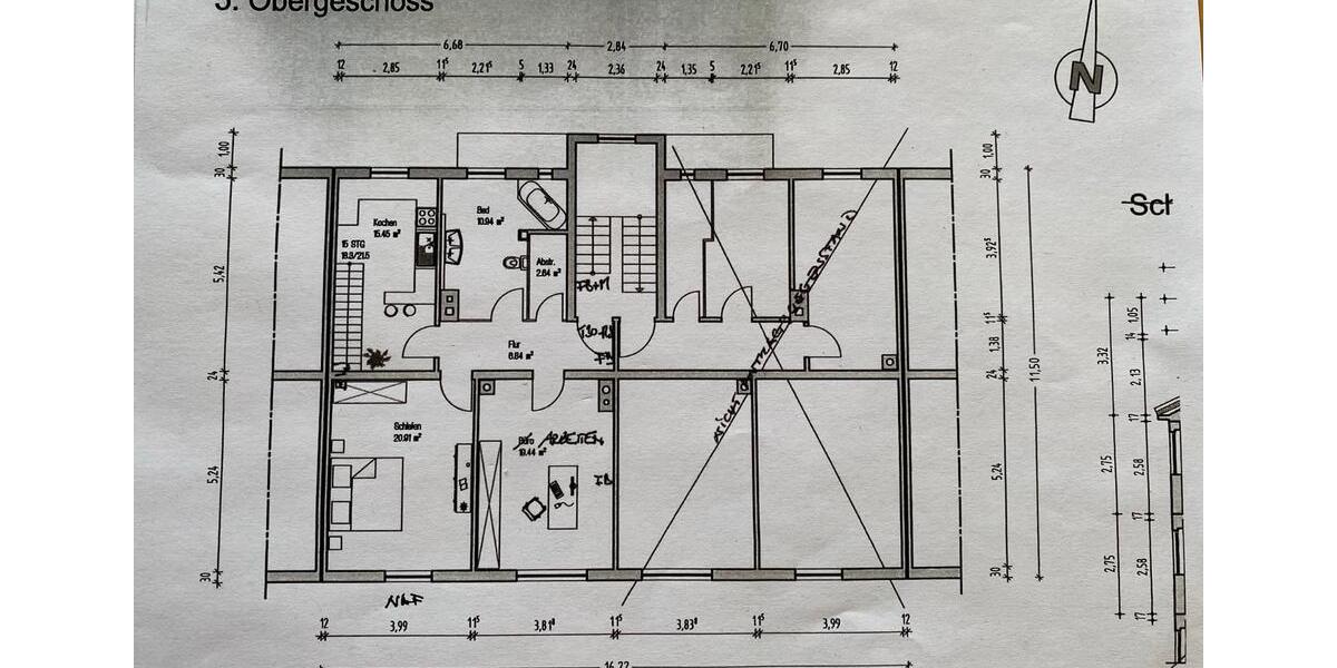 Maisonettenwohnung Nürnberg Rabus - 3 Zimmer, 120 m&sup2;, 345.000&euro; | Angebot:26074048
