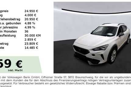 Cupra Formentor 26.350 km 24.950 &euro; Lauf an der Pegnitz 91207