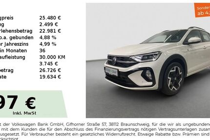 VW Taigo 4.165 km 25.480 &euro; Fürth 90763