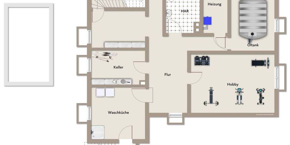Bungalow Hemhofen Zeckern - 5 Zimmer, 120 m&sup2;, 495.000&euro; | Angebot:26583809
