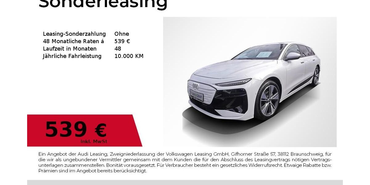 Audi A6 e-tron 9.397 km 58.680 € Erlangen 91058