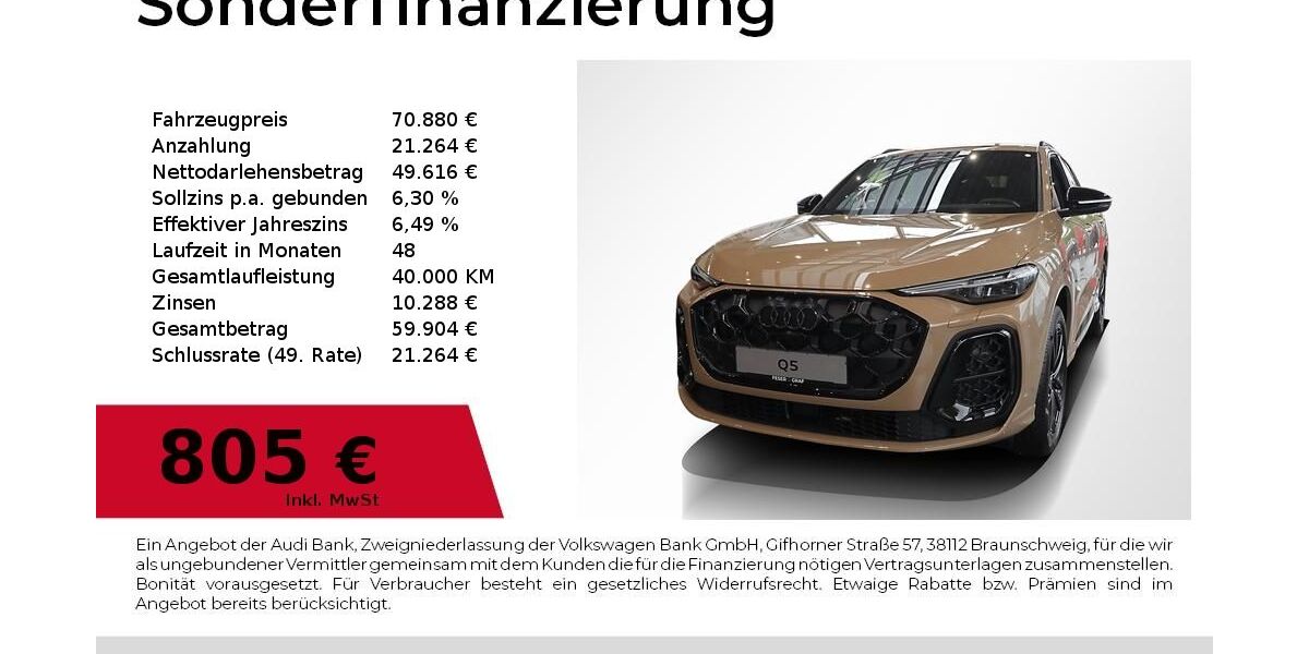 Audi Q5 5.000 km 70.880 &euro; Nürnberg 90411