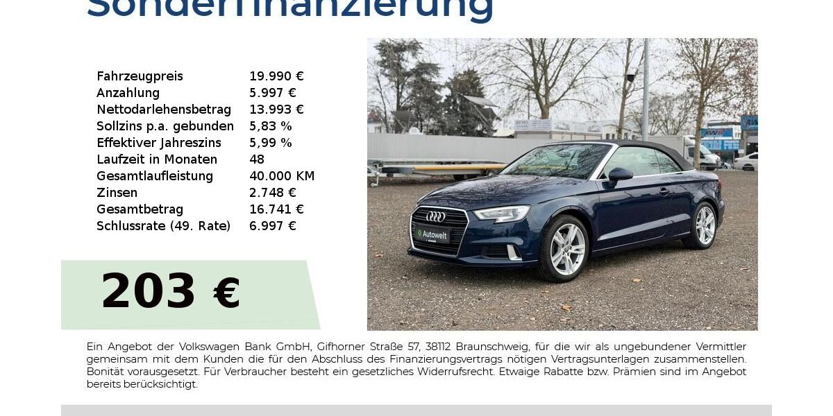 Audi A3 71.150 km 19.990 &euro; Nürnberg 90431