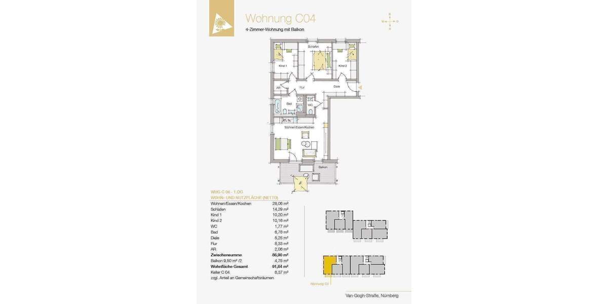 4 Zimmer Wohnung in Nürnberg 4 zimmer