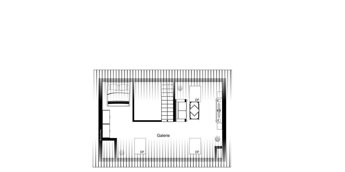 Stilvolle Maisonettewohnung im 4. OG mit Galerie, Balkon & Kamin 3.5 zimmer