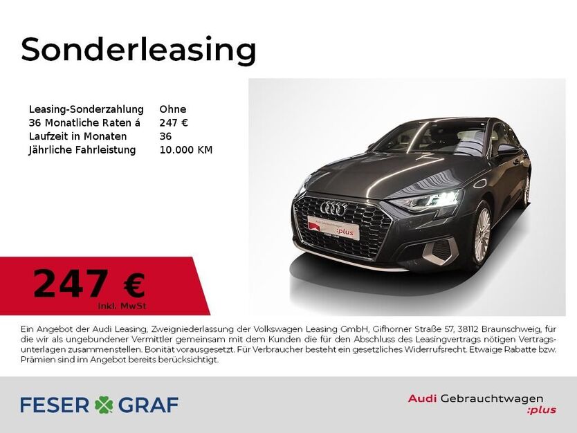 Audi A3 8.268 km 26.490 € Nürnberg 90441
