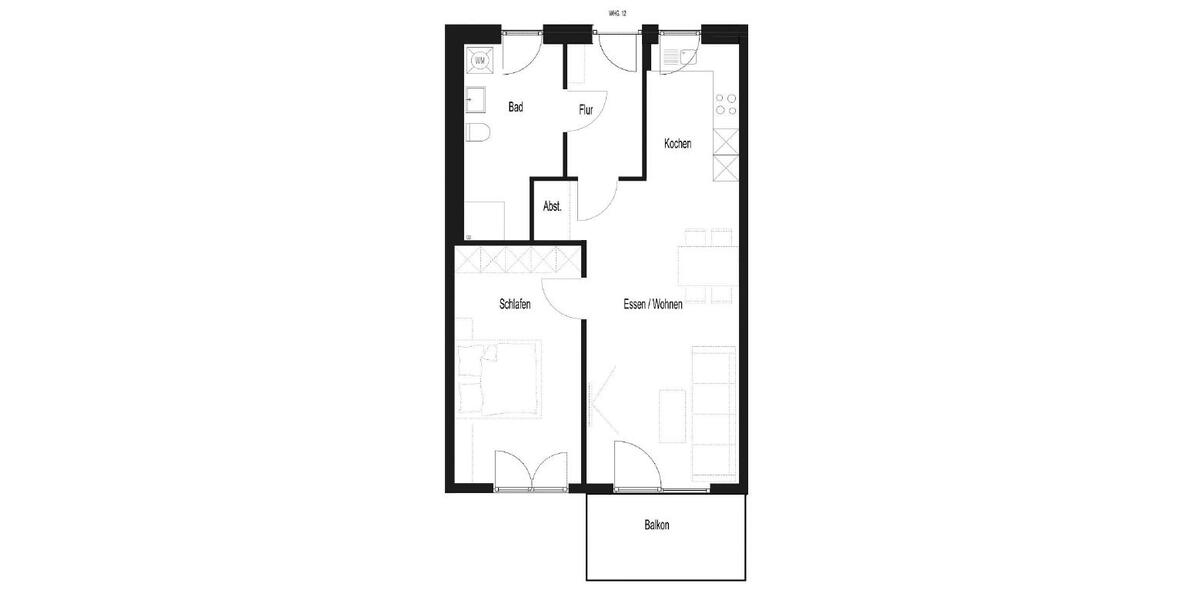 Etagenwohnung Neuendettelsau - 2 Zimmer, 66 m&sup2;, 780&euro; | Angebot:24520683