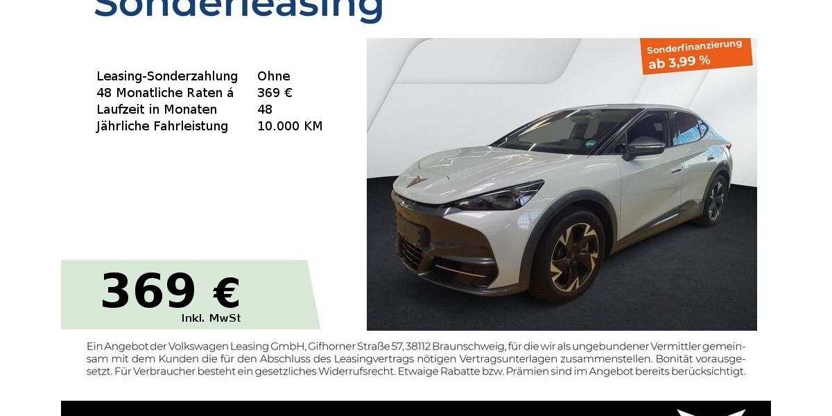 Cupra Tavascan 8.300 km 38.780 &euro; Fürth 90763