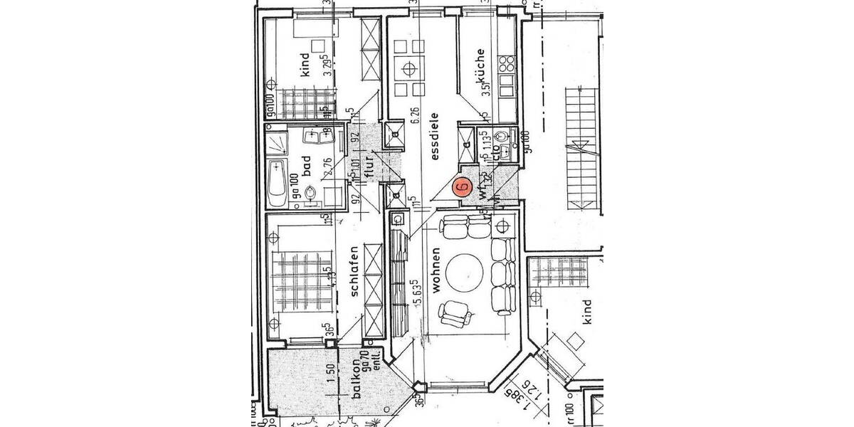 Etagenwohnung Fürth Eigenes Heim - 4 Zimmer, 89 m&sup2;, 1.490&euro; | Angebot:26889141