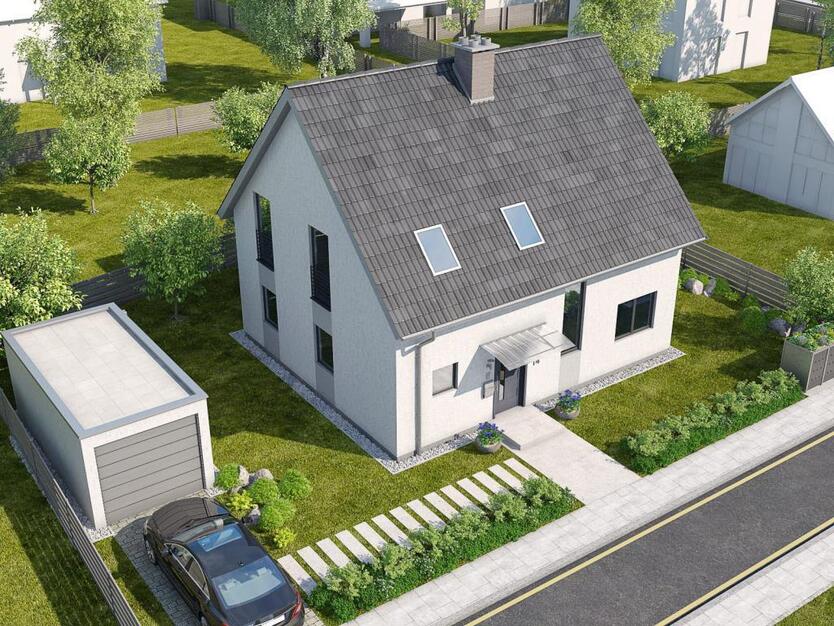 Die erste Frühlingssonne im eigenen Garten genießen. 5 zimmer