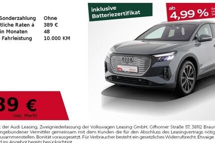 Audi Q4 e-tron 7.957 km 40.440 &euro; Nürnberg 90441