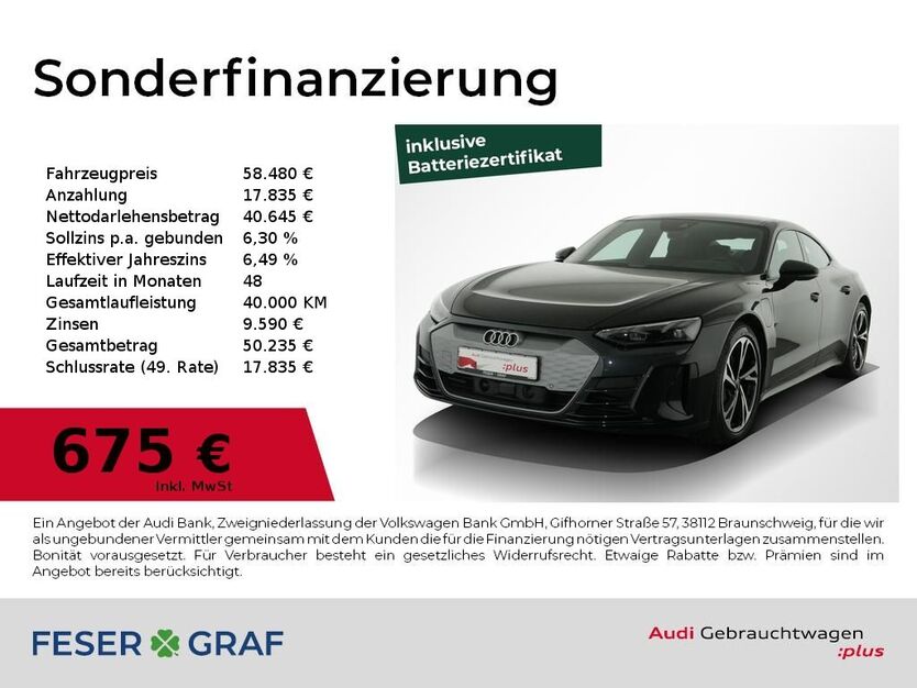 Audi e-tron GT 28.600 km 58.480 € Nürnberg 90411