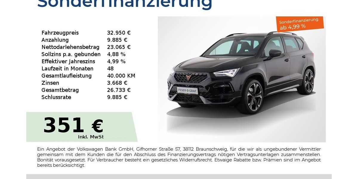 Cupra Ateca 19.950 km 31.850 &euro; Nürnberg 90441