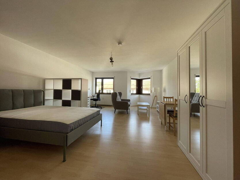 Komplett möbliertes 1-Zimmer Apartment inkl. neuer Einbauküche in Siemens Campus Nähe 1 zimmer