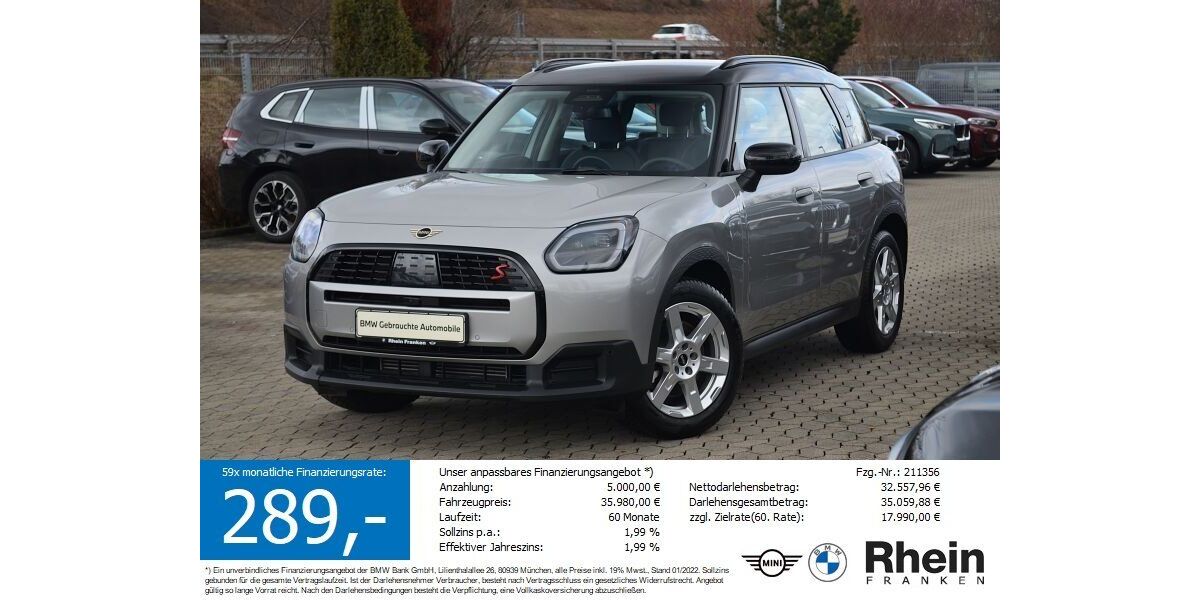 Mini Countryman S (Cooper) 25.362 km 35.740 &euro; Lauf an der Pegnitz 91207