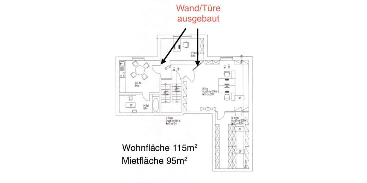 Dachgeschoßwohnung Georgensgmünd - 3 Zimmer, 115 m&sup2;, 890&euro; | Angebot:26130522